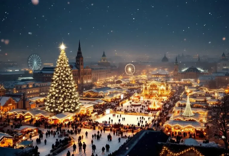 280 000 m2 de magie : le plus grand marché de Noël d’Europe vient d’ouvrir – à seulement 2h40 de Paris