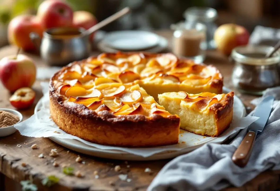 Gâteau aux pommes, beurre chaud et caramélisation : le trio magique qui sublime un dessert simple en chef‑d’œuvre