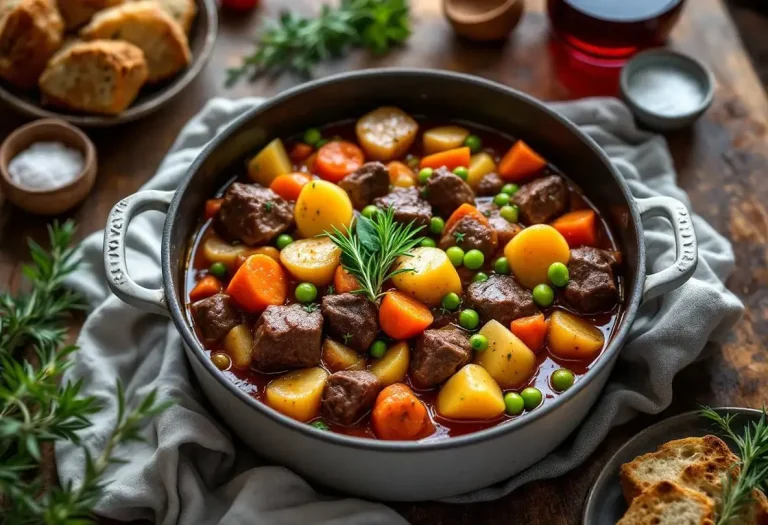 Le bourguignon version italienne : plus rapide, plus léger, et toujours aussi fondant avec ses légumes parfumés