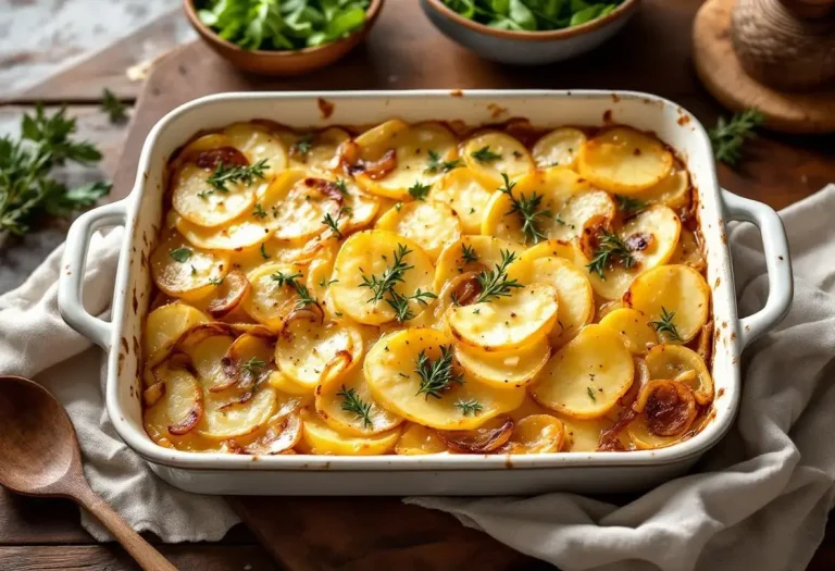Le gratin le plus simple du monde ? Pommes, oignons, bouillon… pour une texture plus gourmande qu’un dauphinois