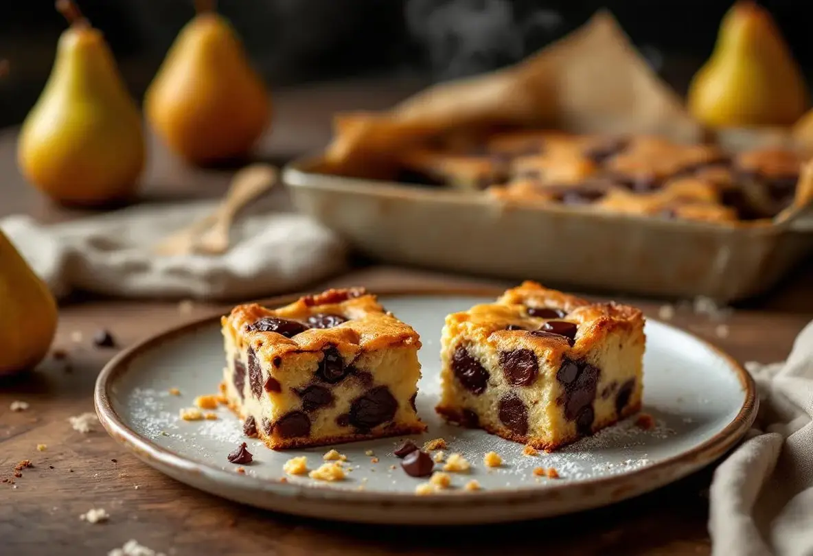Plus fondant qu’un cake : ce dessert poire-chocolat pourrait bien vous rendre accro !