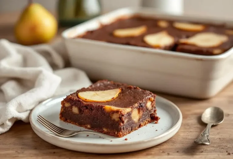 Plus fondant qu’un cake : ce dessert poire-chocolat risque de vous rendre accro !