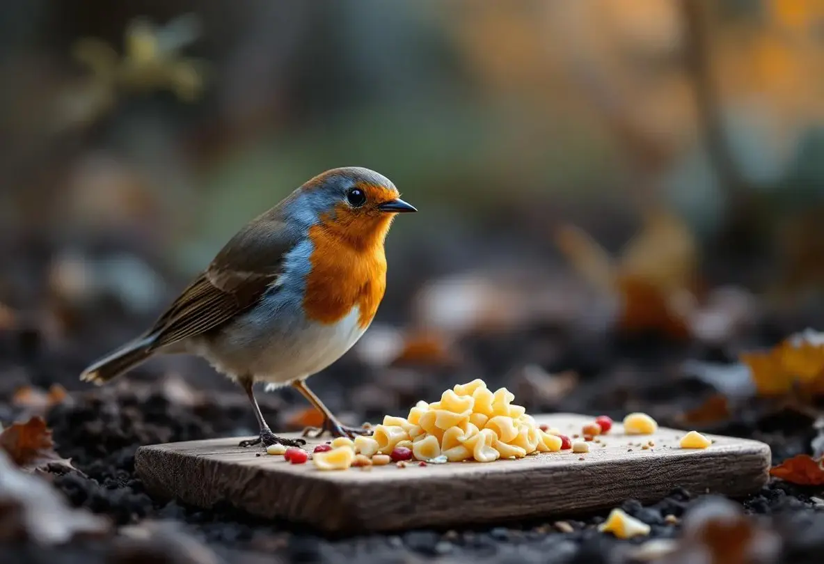 Rouges-gorges au jardin : ce soir, sortez dehors cet aliment de base à 3 centimes, que la plupart des jardiniers oublient