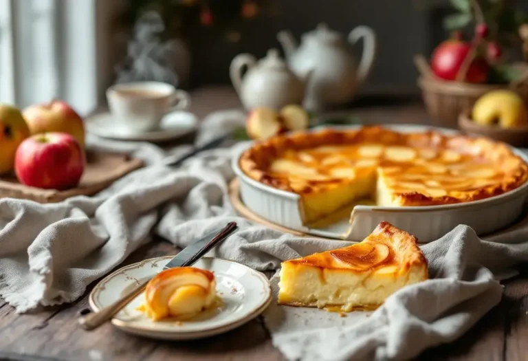 Un flan au parfum vanillé et aux pommes fondantes : la douceur de ma grand-mère qui réchauffe les après-midis d’automne