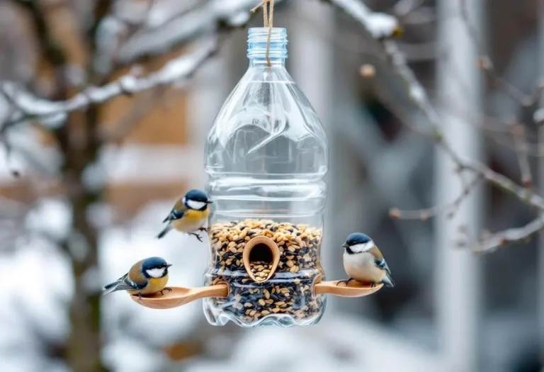 Voici comment une simple bouteille plastique devient une mangeoire parfaite pour les oiseaux